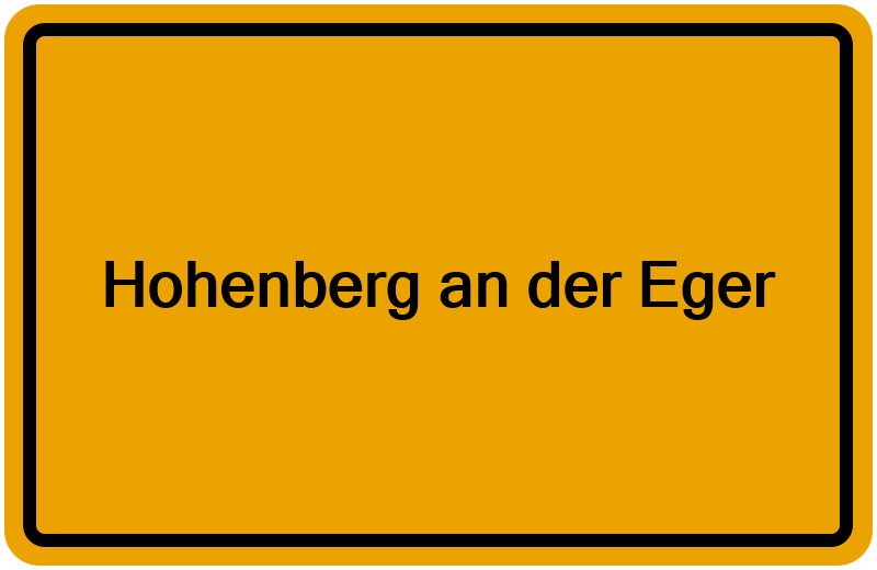 Handelsregisterauszug Hohenberg an der Eger